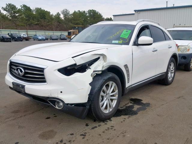 JN8AS1MW4CM155266 - 2012 INFINITI FX35 WHITE photo 2