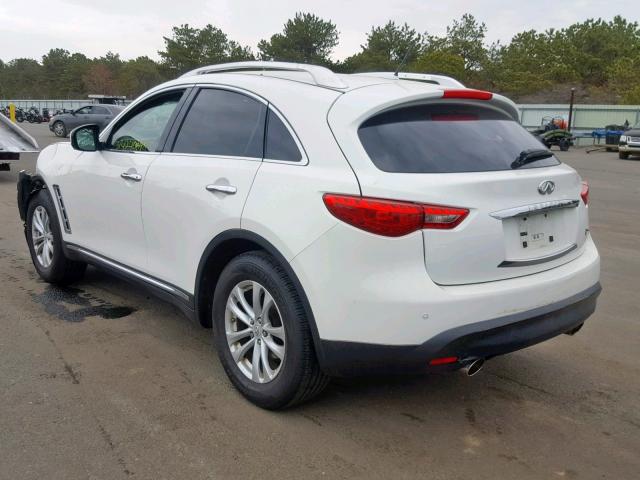 JN8AS1MW4CM155266 - 2012 INFINITI FX35 WHITE photo 3