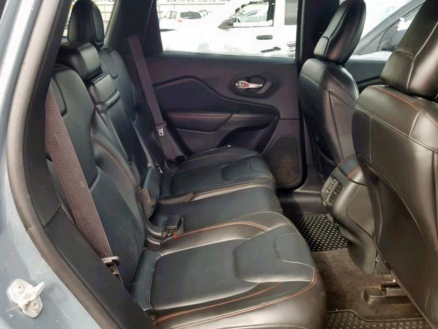 1C4PJMBS1FW667828 - 2015 JEEP CHEROKEE T GRAY photo 6