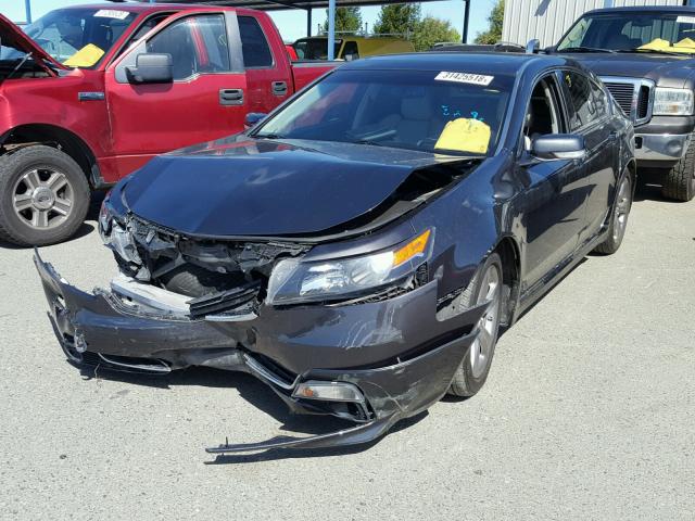 19UUA9F51EA001442 - 2014 ACURA TL TECH GRAY photo 2