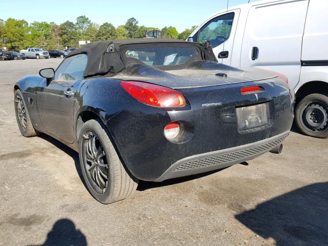 1G2MB35B26Y118878 - 2006 PONTIAC SOLSTICE BLACK photo 3