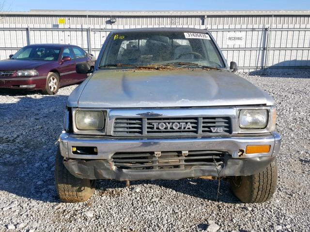 JT4VN13G9M5052841 - 1991 TOYOTA PICKUP 1/2 SILVER photo 9