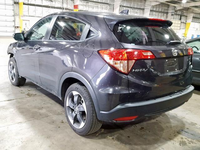 3CZRU6H55JG704250 - 2018 HONDA HR-V EX BLACK photo 3