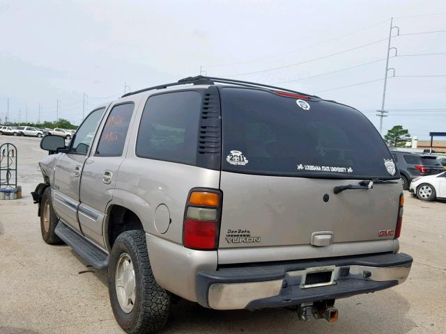 1GKEC13V75R114904 - 2005 GMC YUKON GRAY photo 3