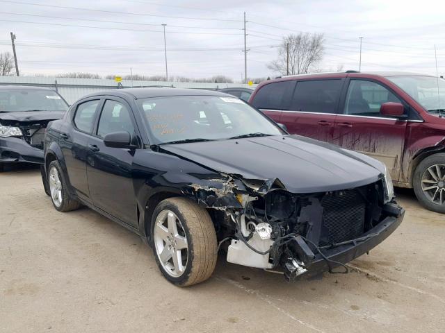 1B3BD2FG9BN578831 - 2011 DODGE AVENGER LU BLACK photo 1