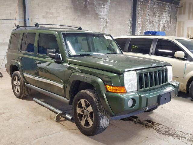 1J8HG48K46C352610 - 2006 JEEP COMMANDER 绿色 照片 1