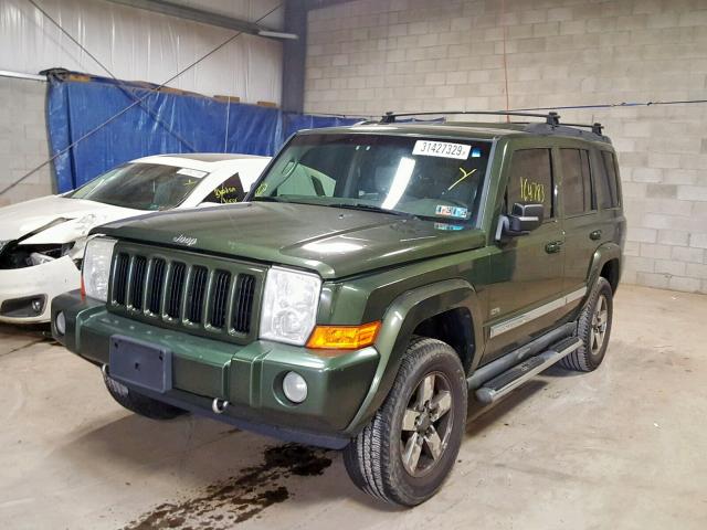 1J8HG48K46C352610 - 2006 JEEP COMMANDER 绿色 照片 2