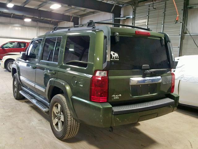 1J8HG48K46C352610 - 2006 JEEP COMMANDER 绿色 照片 3