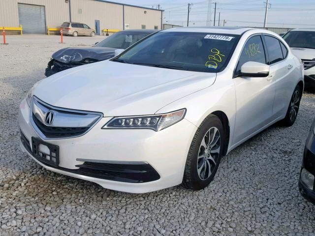 19UUB1F39FA016592 - 2015 ACURA TLX WHITE photo 2