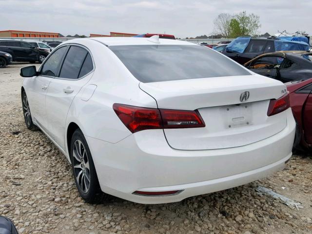 19UUB1F39FA016592 - 2015 ACURA TLX WHITE photo 3