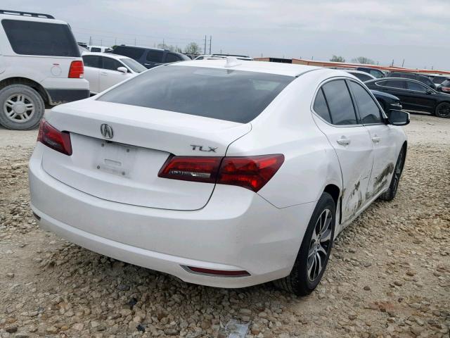 19UUB1F39FA016592 - 2015 ACURA TLX WHITE photo 4