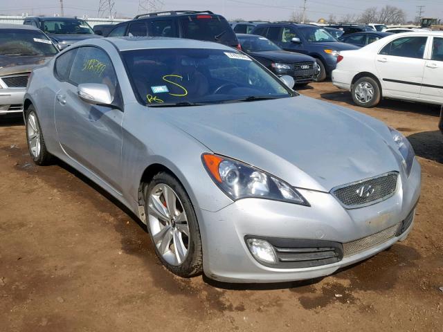 KMHHU6KH0AU010661 - 2010 HYUNDAI GENESIS CO SILVER photo 1