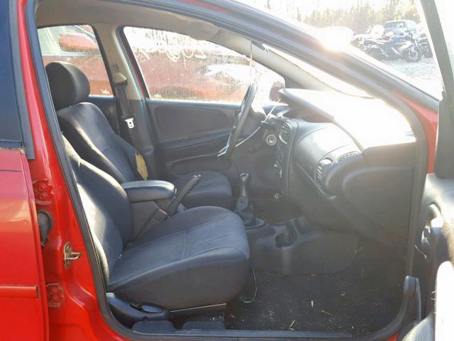 1B3ES26C02D558893 - 2002 DODGE NEON RED photo 5