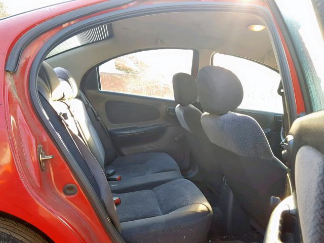 1B3ES26C02D558893 - 2002 DODGE NEON RED photo 6