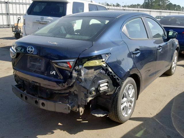 3MYDLBZVXGY101695 - 2016 TOYOTA SCION IA BLUE photo 4