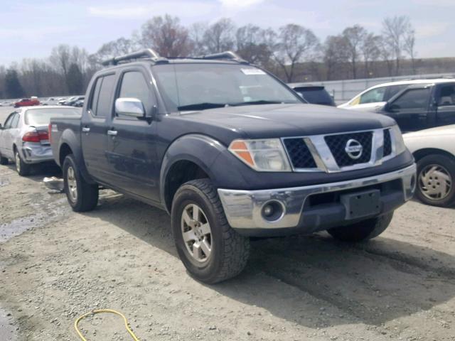 1N6AD07W77C402705 - 2007 NISSAN FRONTIER C BLACK photo 1