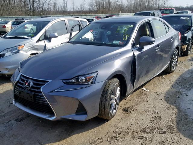 JTHC81D29K5036071 - 2019 LEXUS IS 300 GRAY photo 2