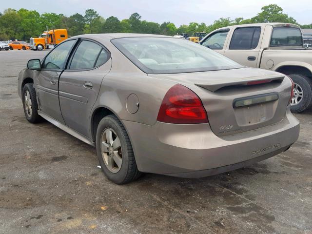2G2WP552461307119 - 2006 PONTIAC GRAND PRIX BEIGE photo 3