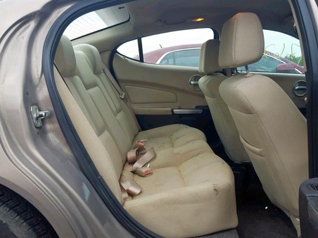 2G2WP552461307119 - 2006 PONTIAC GRAND PRIX BEIGE photo 6