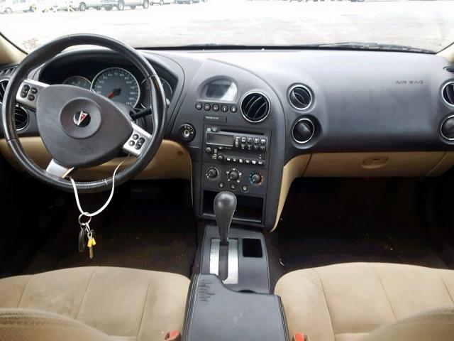 2G2WP552461307119 - 2006 PONTIAC GRAND PRIX BEIGE photo 9