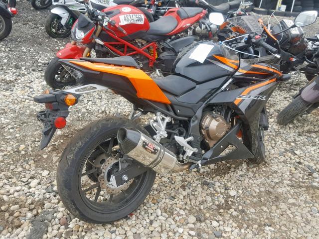 MLHPC4469H5400498 - 2017 HONDA CBR500 R ORANGE photo 4