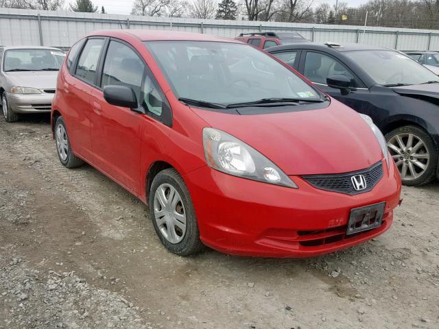 JHMGE88259S070257 - 2009 HONDA FIT RED photo 1