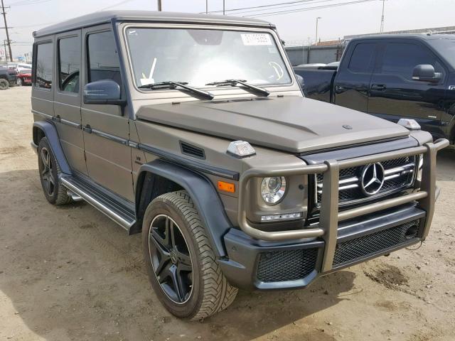 WDCYC7DF3HX276025 - 2017 MERCEDES-BENZ G 63 AMG BROWN photo 1