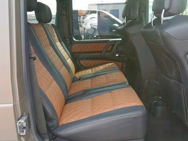 WDCYC7DF3HX276025 - 2017 MERCEDES-BENZ G 63 AMG BROWN photo 6