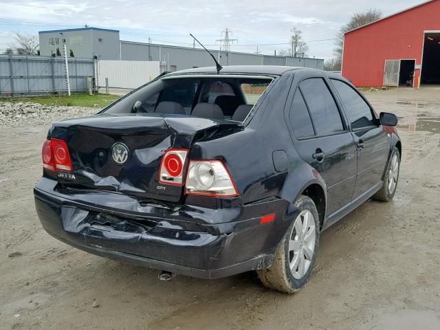 3VWTK49M48M662089 - 2008 VOLKSWAGEN CITY JETTA BLACK photo 4