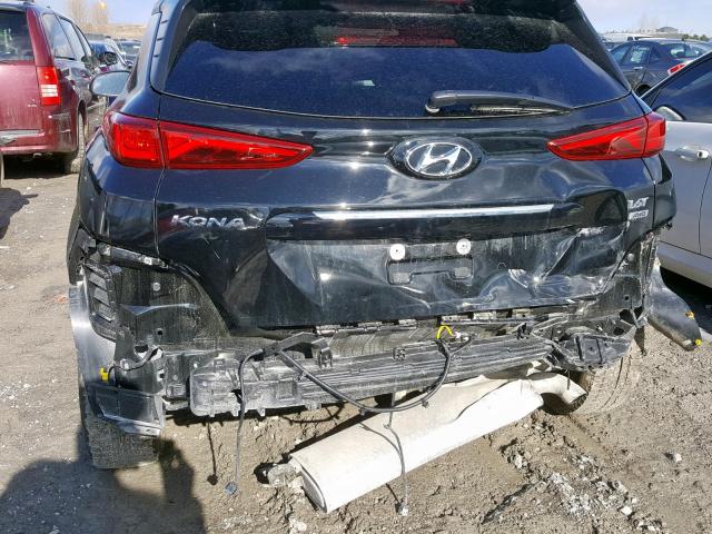 KM8K3CA50KU239003 - 2019 HYUNDAI KONA LIMIT BLACK photo 9