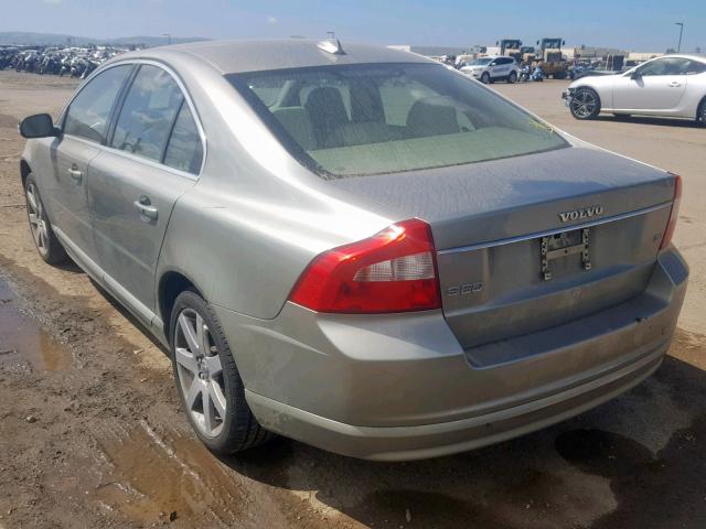 YV1AS982981057547 - 2008 VOLVO S80 3.2 GRAY photo 3