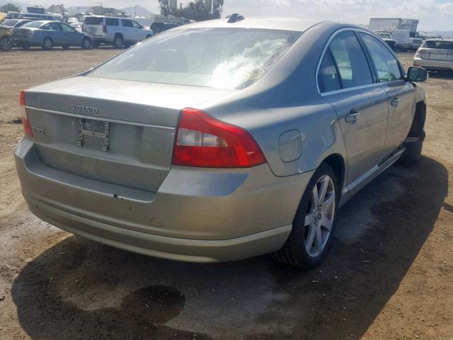 YV1AS982981057547 - 2008 VOLVO S80 3.2 GRAY photo 4