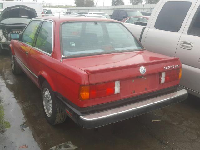 WBAAB5408G9679993 - 1986 BMW 325 E RED photo 3