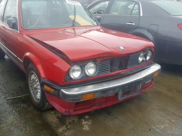 WBAAB5408G9679993 - 1986 BMW 325 E RED photo 9