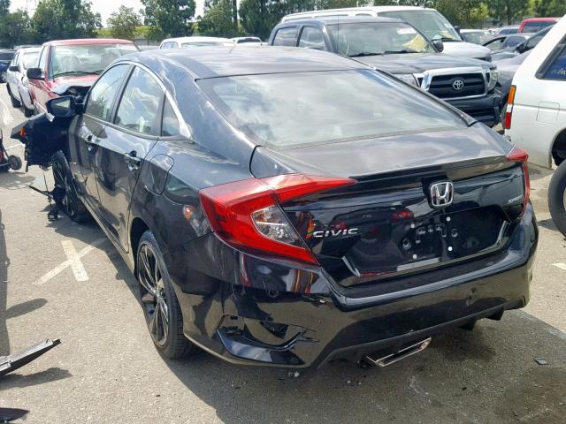 19XFC2F81KE205864 - 2019 HONDA CIVIC SPOR BLACK photo 3