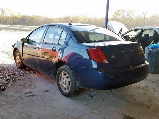1G8AL55B77Z117982 - 2007 SATURN ION LEVEL BLUE photo 3