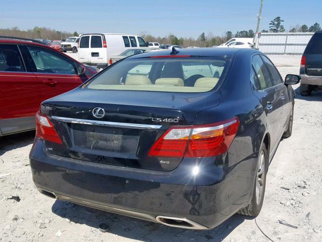 JTHCL5EFXC5014699 - 2012 LEXUS LS 460 BLACK photo 4