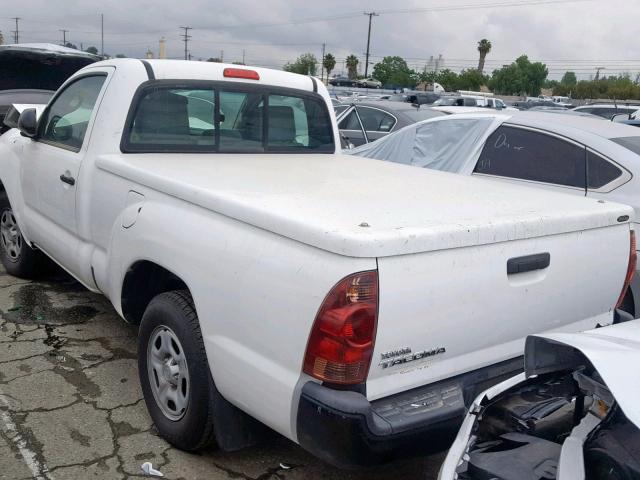 5TFNX4CN8EX034153 - 2014 TOYOTA TACOMA WHITE photo 3