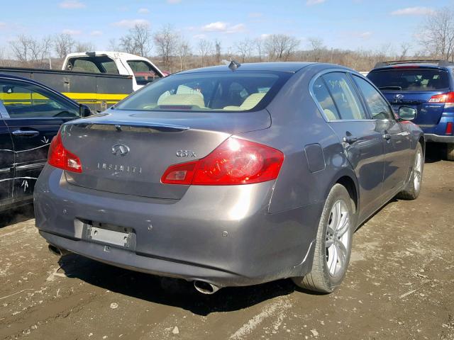 JN1CV6AR6CM674216 - 2012 INFINITI G37 TAN photo 4