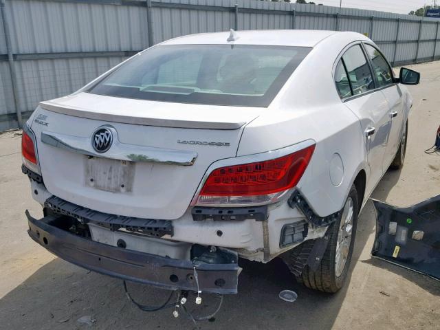 1G4GC5ER4CF248436 - 2012 BUICK LACROSSE WHITE photo 4