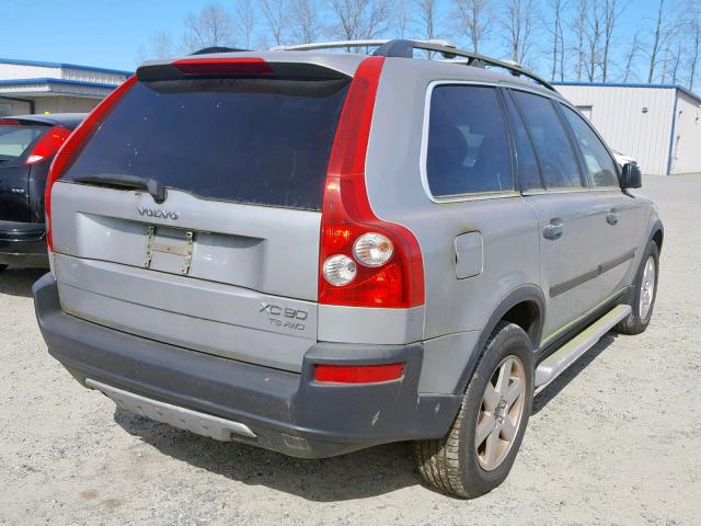 YV1CZ91H431014701 - 2003 VOLVO XC90 T6 SILVER photo 4