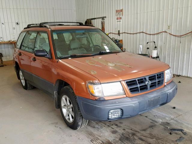 JF1SF6359WH775141 - 1998 SUBARU FORESTER L ORANGE photo 1