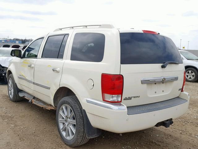 1A8HW58287F527613 - 2007 CHRYSLER ASPEN WHITE photo 3