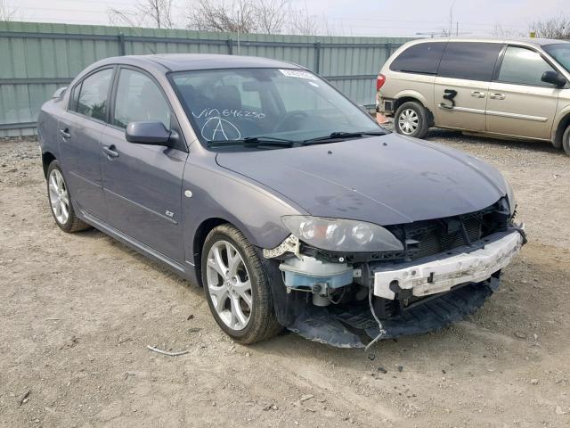 JM1BK323771646250 - 2007 MAZDA 3 S GRAY photo 1