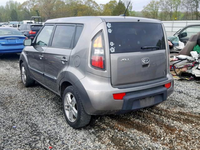 KNDJT2A21B7226517 - 2011 KIA SOUL + GRAY photo 3