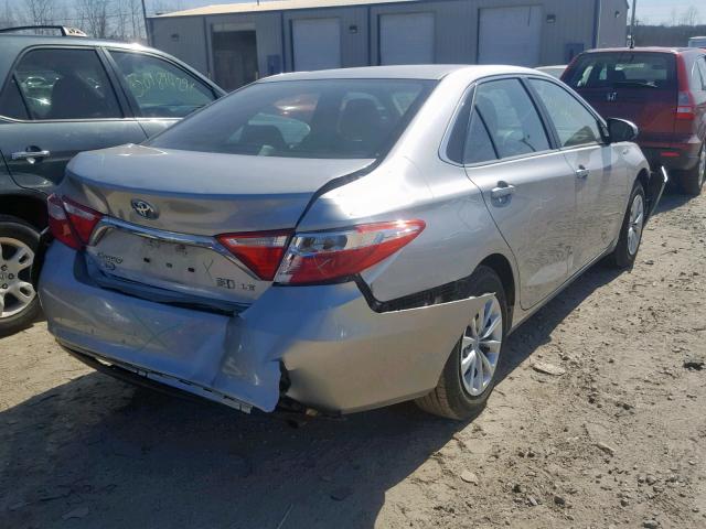 4T1BD1FK5GU181087 - 2016 TOYOTA CAMRY HYBR SILVER photo 4