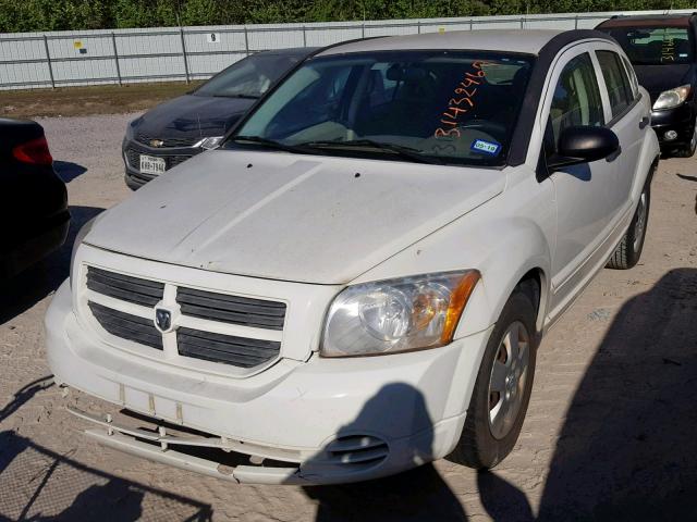 1B3HB28BX8D586369 - 2008 DODGE CALIBER WHITE photo 2