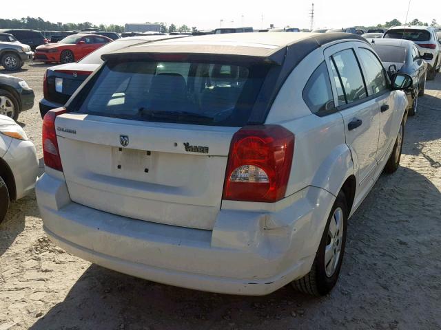 1B3HB28BX8D586369 - 2008 DODGE CALIBER WHITE photo 4