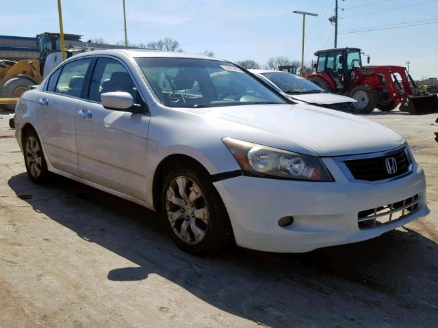 1HGCP36859A030885 - 2009 HONDA ACCORD EXL WHITE photo 1