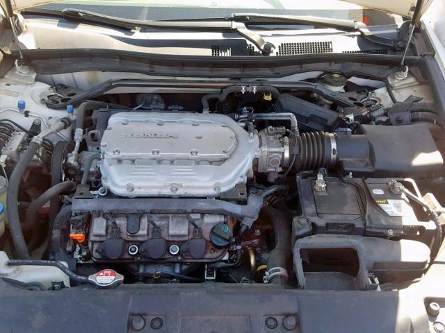 1HGCP36859A030885 - 2009 HONDA ACCORD EXL WHITE photo 7